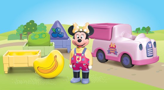 PLAYMOBIL PLAYMOBIL Junior & Disney JUNIOR & Disney: Minnie Mouse's fruit sorteer wagen 71770 van Playmobil — afbeelding 2