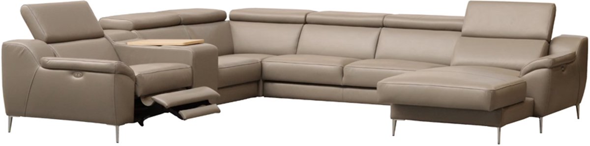 Deseo Domino Corner Sofa - Dollaro Smog
