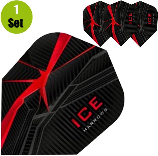 Harrows ICE Recut Red - Dart Flights van Harrows — afbeelding 2