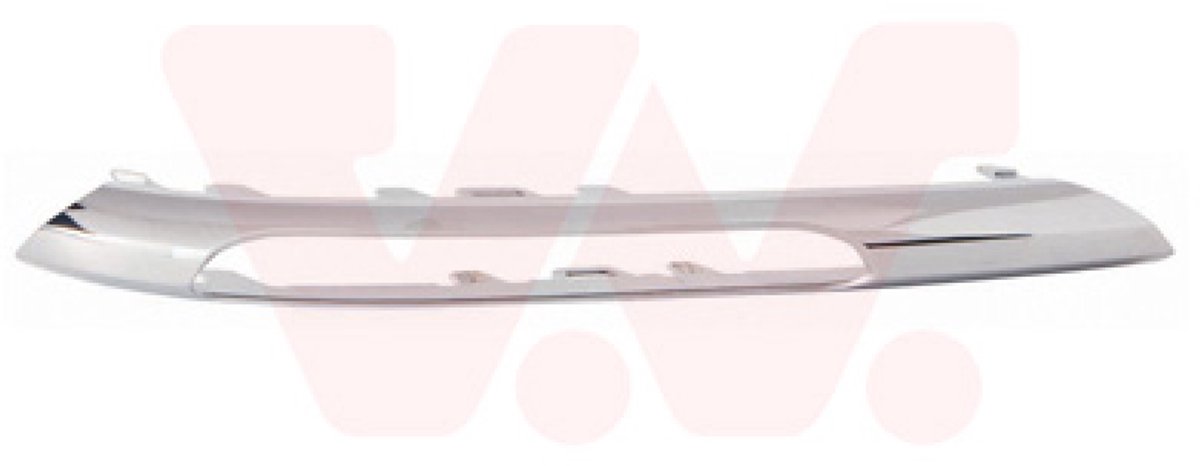 Mercedes E klasse, W212, 2009 - 2013 - voorbumpergrille, Avantgarde, chroomlijst, links
