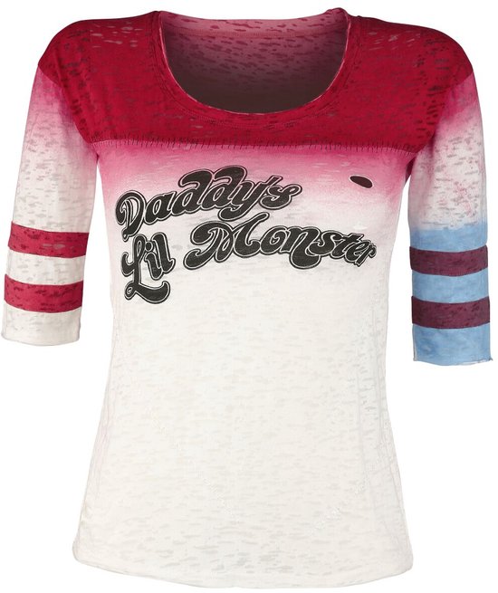 T-shirt à manches longues Suicide Squad Harley Quinn - Daddy's Lil Monster Multicolore M