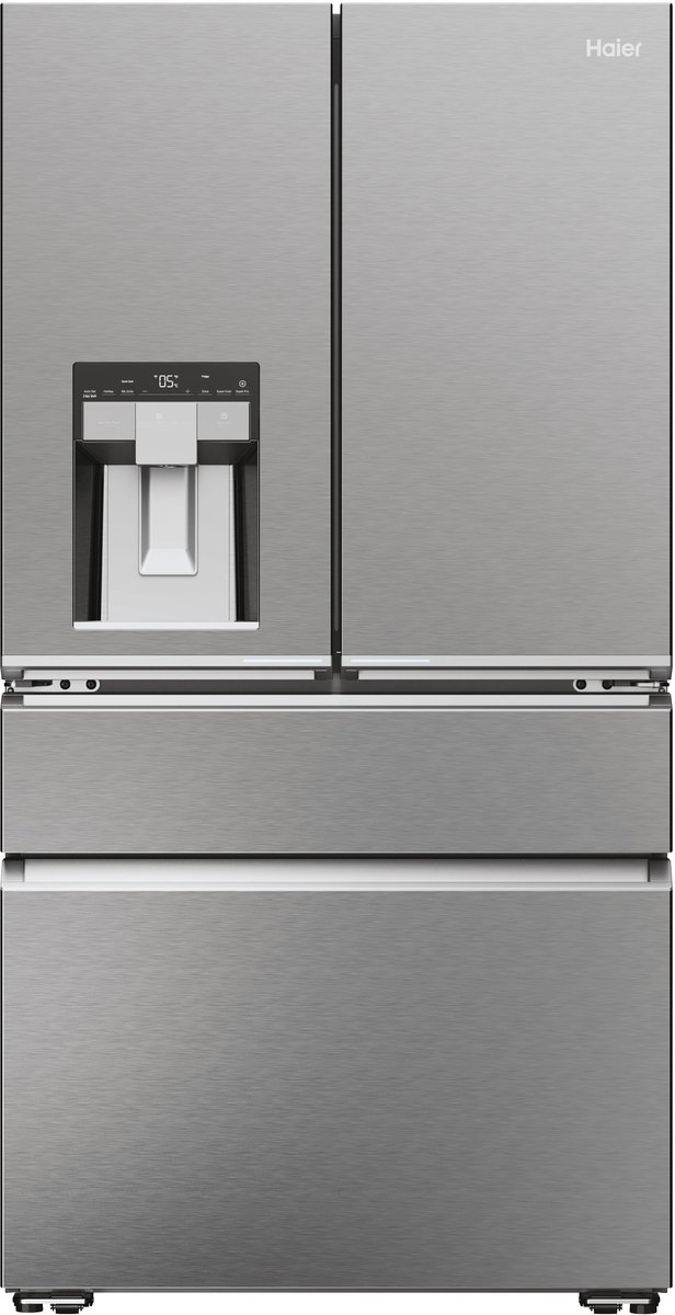 Haier HFW7918EIMP Vrijstaand 601 l Platina, Roestvrijstaal