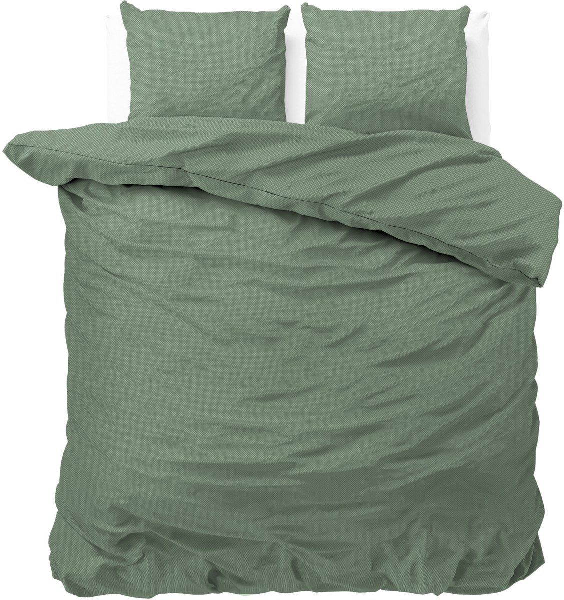 Zensation Satin Point - Dekbedovertrekset - Tweepersoons - 200x200/220 + 2 kussenslopen 60x70 - Groen
