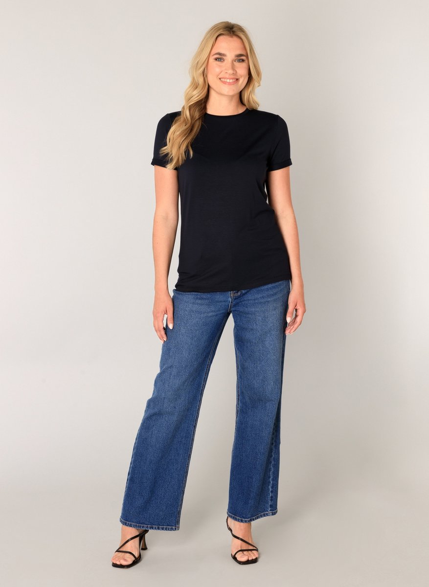 BASE LEVEL Yalba T-Shirt - Dark Blue - maat 40