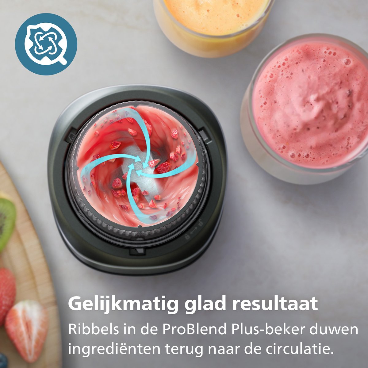 Philips Blender HR2764/00 - Beker met Drinkdeksel 700ml - 800 Watt - Smoothie Maker - RVS Tritan - Zilver – foto 8