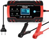 URAQT Auto acculader, 8A 12V / 24V, volautomatisch, Intelligente