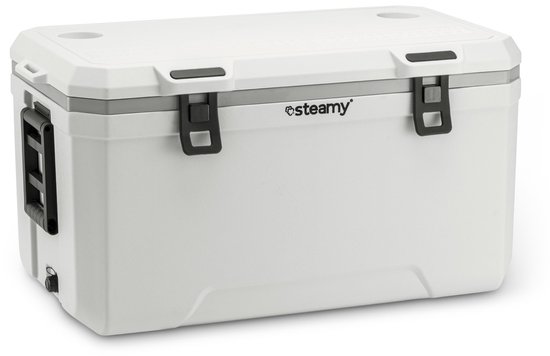 Steamy Marine 120 - Grote Koelbox - Speciaal voor op de boot - 120 Liter - Wit van Steamy — afbeelding 3