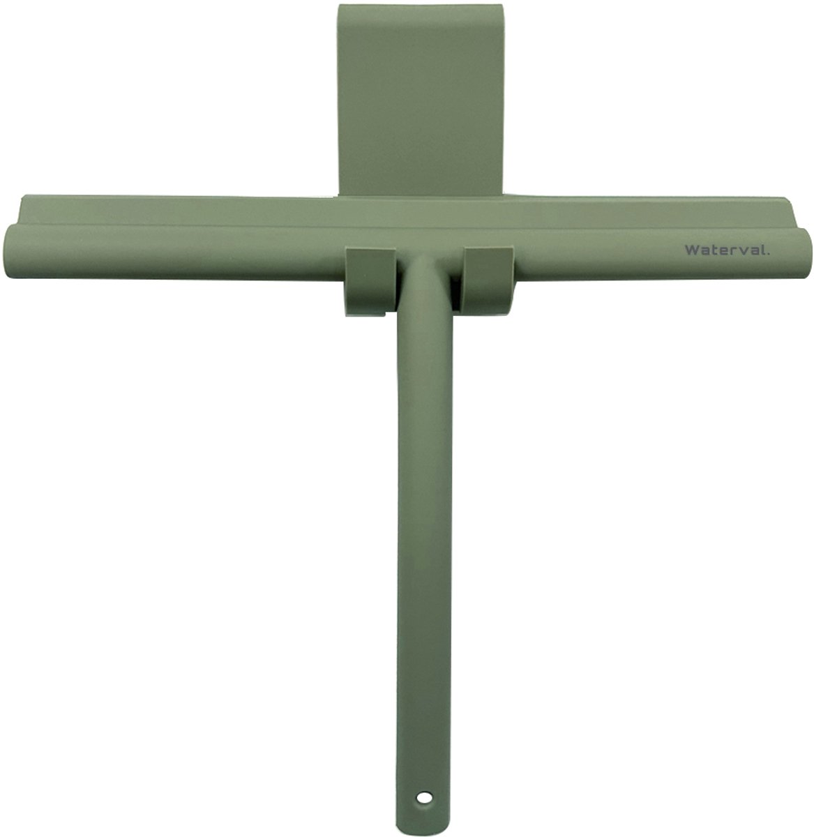 Waterval Douchewisser 24cm – Siliconen Trekker voor Douchewand & Badkamer – Groen