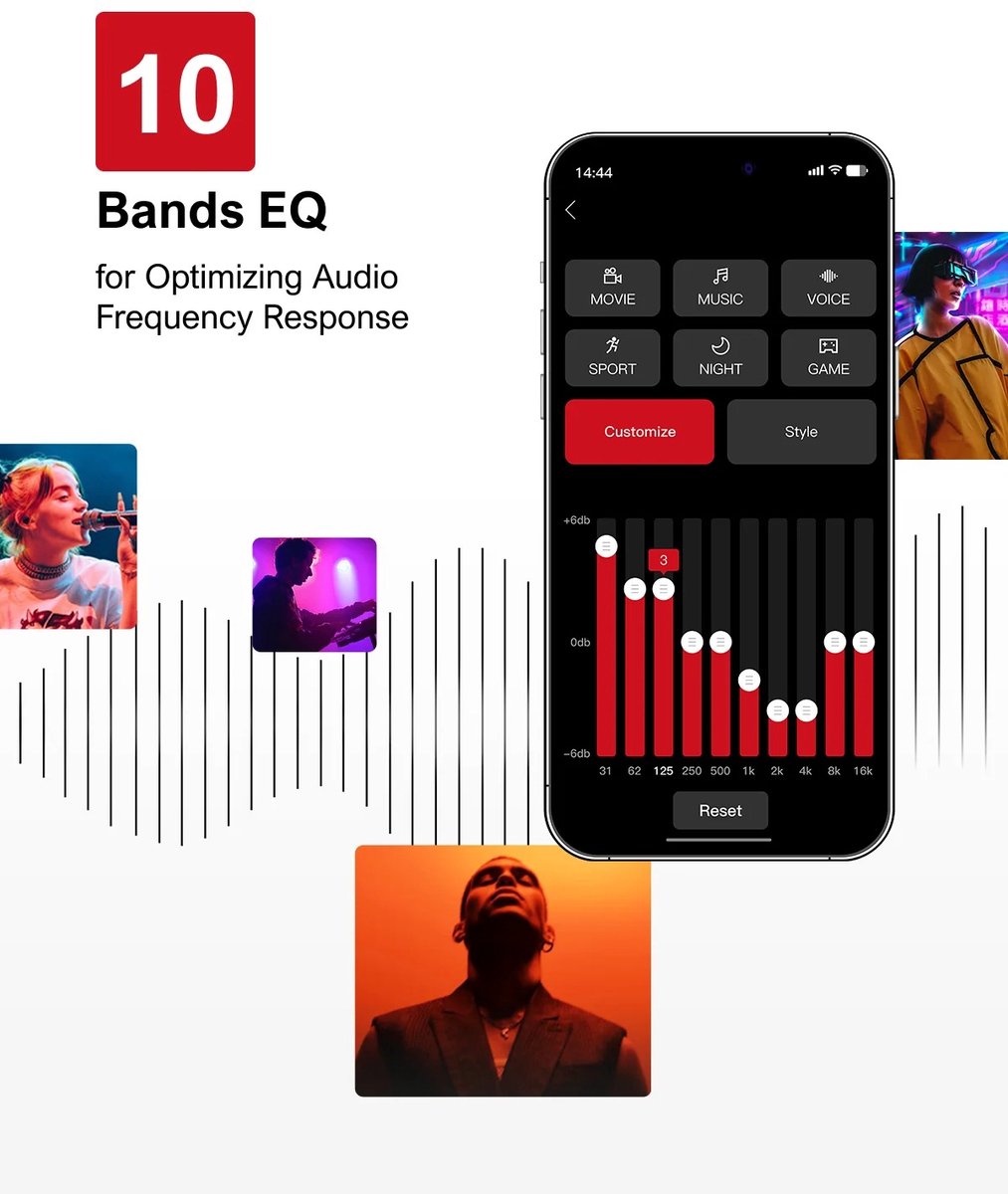 DeXem - soundbar - HiFi set - ULTIMEA 250W 5.1 Soundbar voor - afbeelding 2