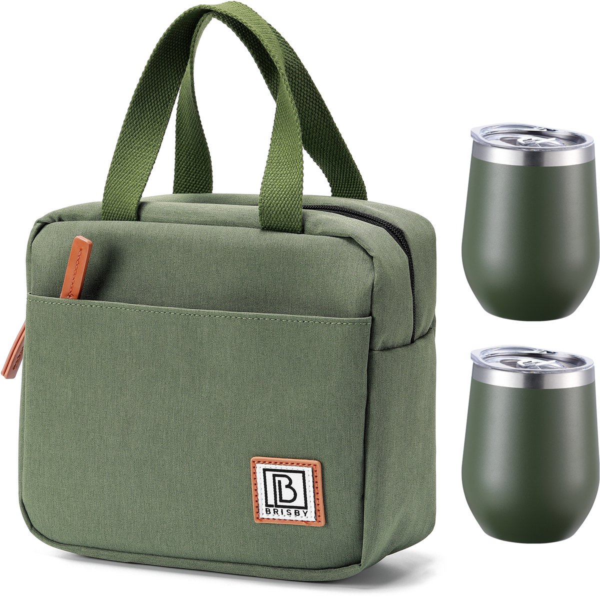 Brisby 4L Koeltas + Brisby Thermosbeker Set – De ideale lunchset voor onderweg!