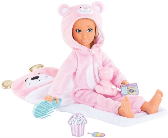 Corolle Girls - Modepop Valentine Pyjama Party Set — afbeelding 4