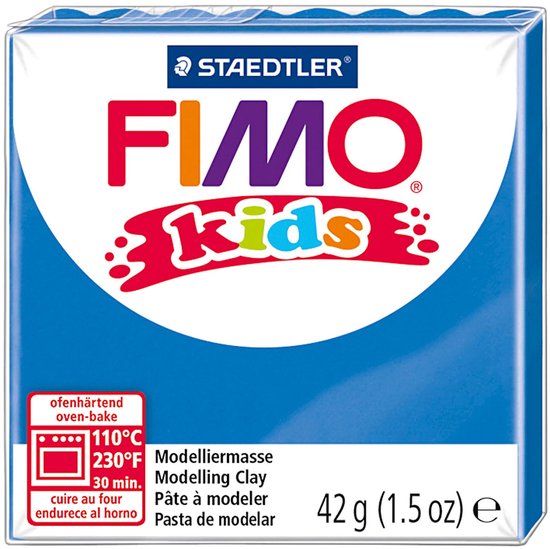 Pâte à modeler Fimo enfants 42g bleu 8030-3