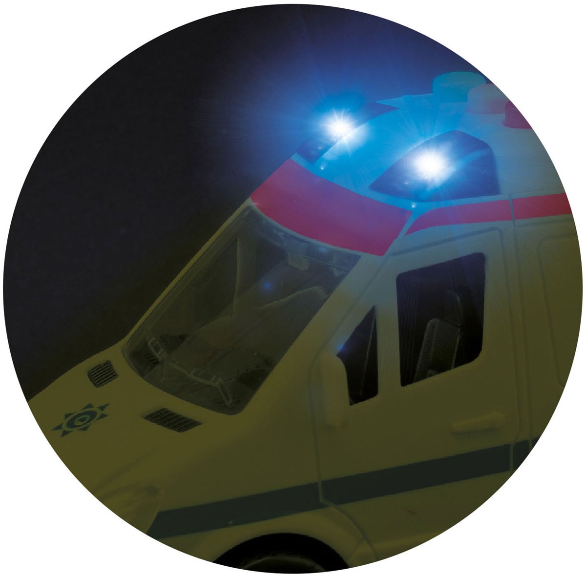 Toi-Toys Ambulance - speelgoed auto - frictie - licht en geluid - speelgoed — afbeelding 5