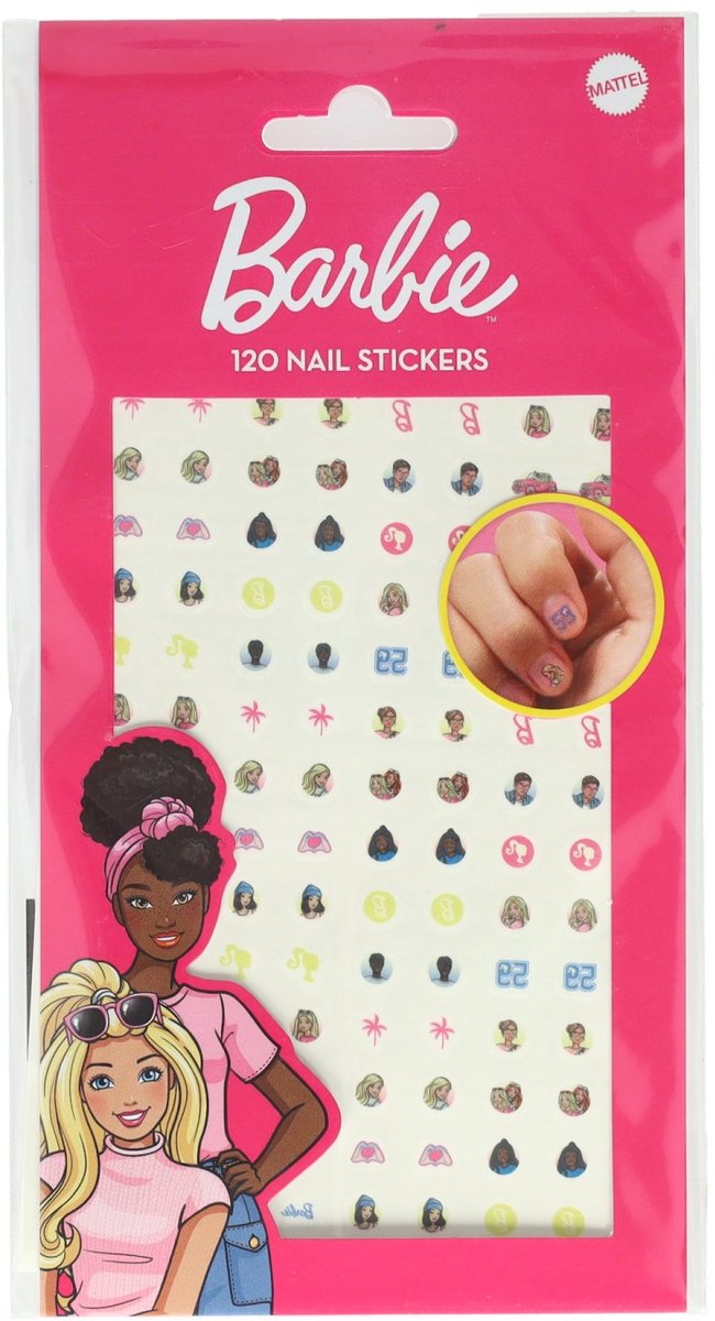 Nagelstickers Barbie, 120st.