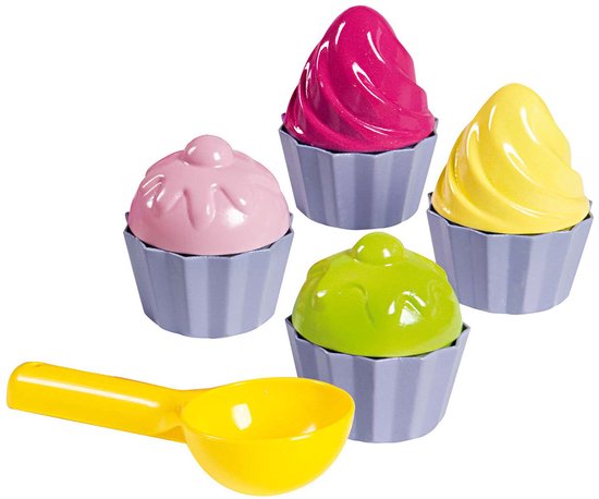 Androni Cupcake zandvormenset - 9-delig voor strand, speeltuin en zandbak