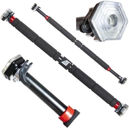 LUXTRI optrekstang met softgrip anti-slip 62-85cm, van staal tot max. 100 kg LUXTRI optrekstang met softgrip anti-slip 62-85cm, van staal tot max. 100 kg