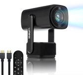 Bol.com Lumenix® X1 PRO Mini Beamer - Smart TV & 4K support - Android 11.0 - WiFi 6 & Bluetooth 5.2 - Voor iOS en Android - Zwar... aanbieding