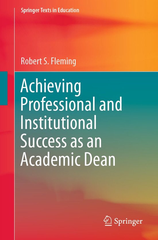 Springer Texts in Education - Achieving Professional and Ins ... - cover