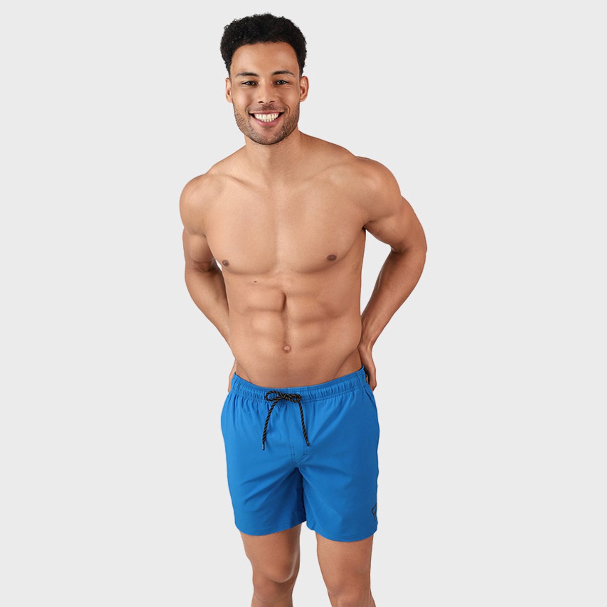 Brunotti Bru - conic Zwembroek Heren - Zwemshort met 4 - Way Stretch - Neon Blue — afbeelding 5