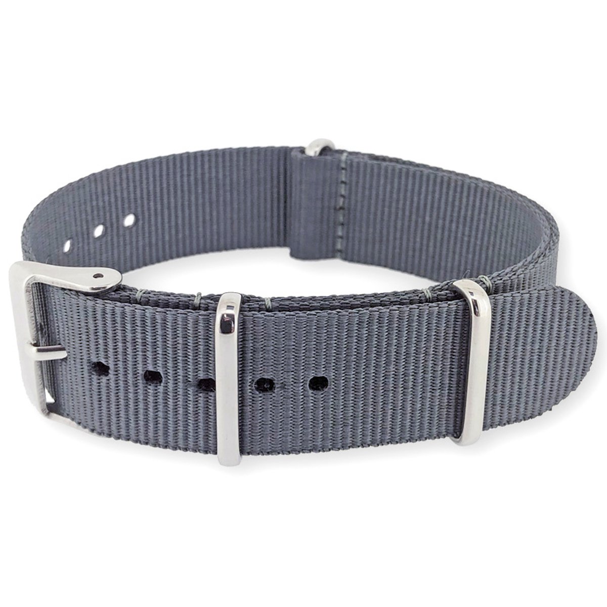 NATO Horlogeband G10 Military Nylon Strap - Original NATOS.com® - Grijs 20 mm