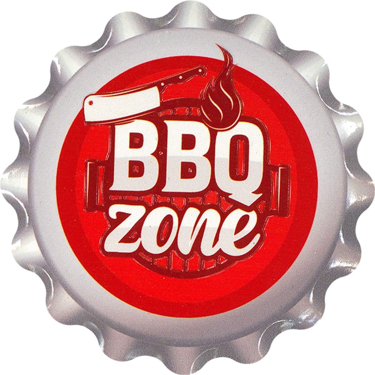 Cap coaster - BBQ zone