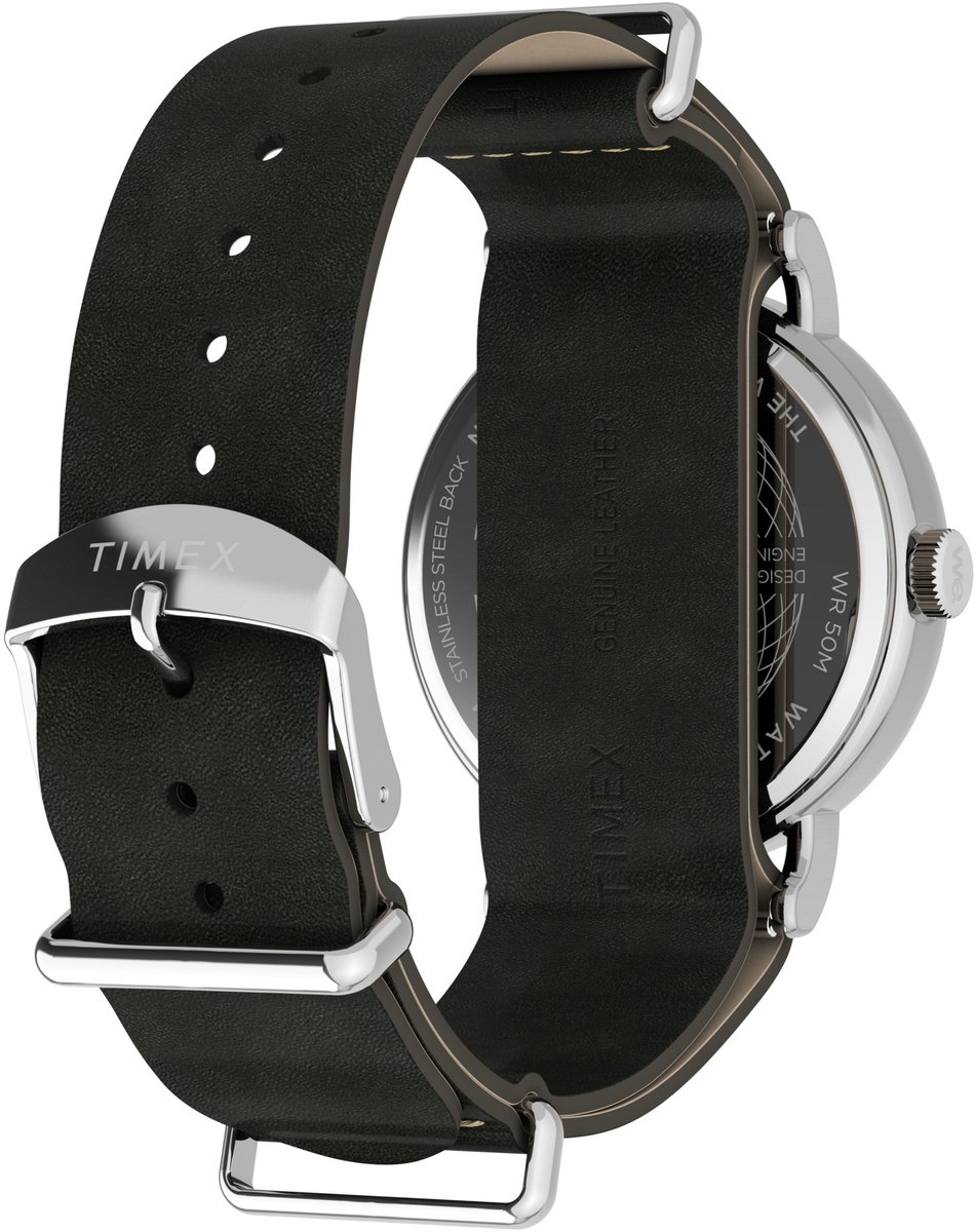 Timex Weekender Kwarts Analoog Horloge Groente Case: 100% Low Lead Brass | Armband: 100% Leather 40 TW2W86800AJ, TW2W87000AJ