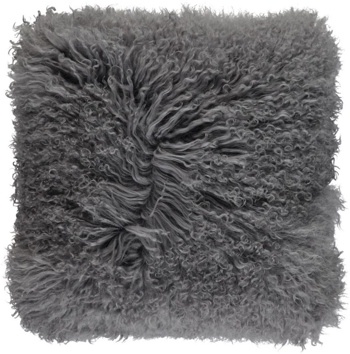 Sheepskin House - Curly Schapenvacht Kussen - Dubbelzijdig - 40x40 cm