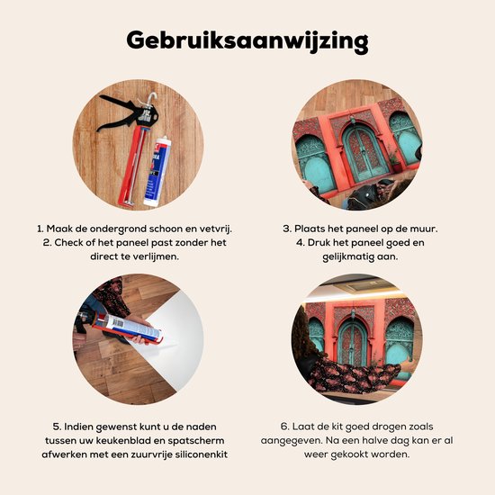 Crédence de Cuisinière en Aluminium 70x50 cm - Lanterne - Porte - Turquoise - Écran Pare-éclaboussures pour Plaque de Cuisson - Protection Murale