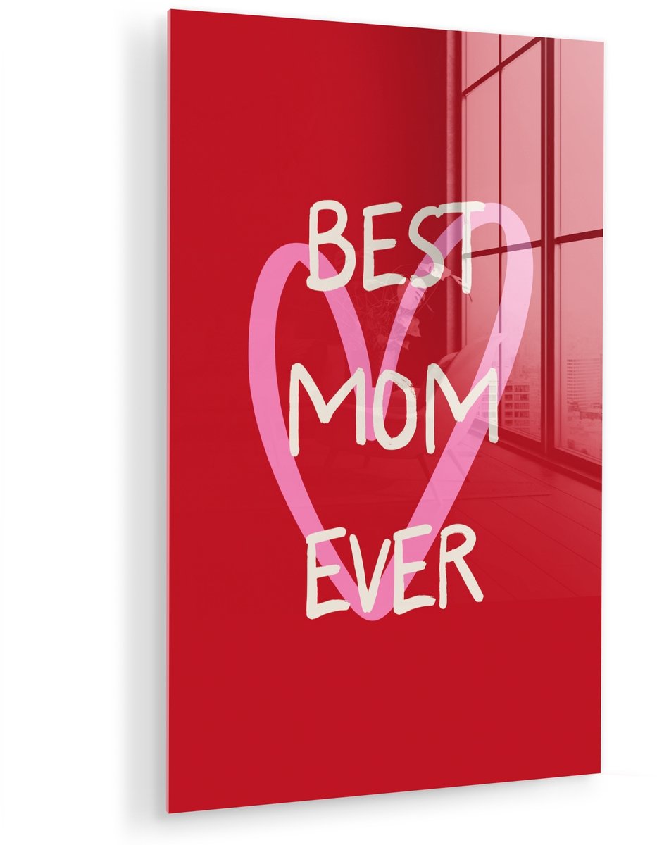 Moeder - Quote - Hartje - Rood