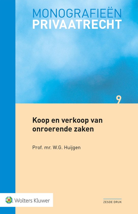 Koop en verkoop van onroerende zaken - cover