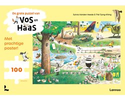 De grote puzzel van Vos en Haas (100 stukken)
