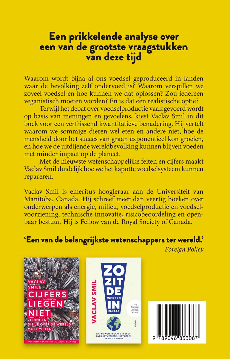 De voedselfactor - back cover