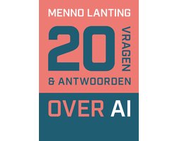 Omslag van 20 vragen en antwoorden over AI