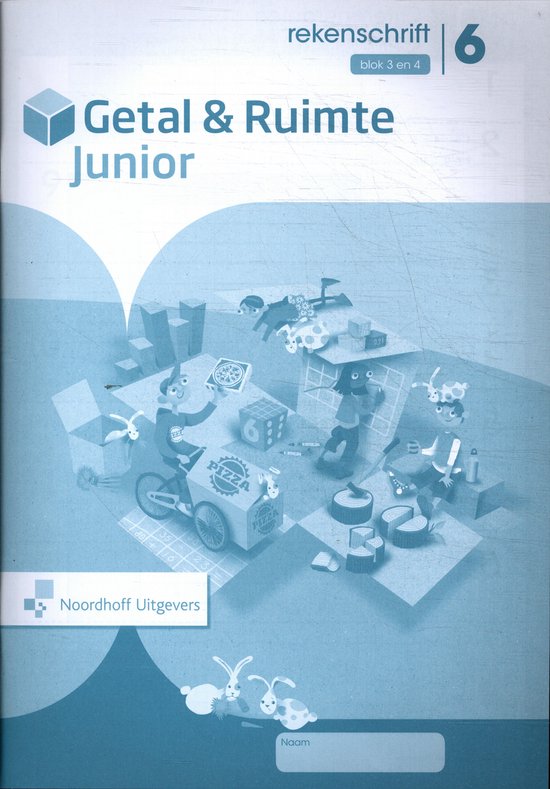 Getal & Ruimte junior Groep 6 blok 3 en 4 Rekenschrift - cover