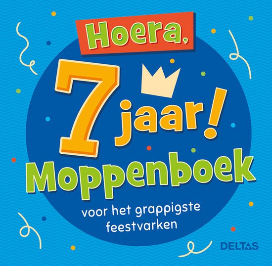 Deltas Hoera, 7 jaar! Moppenboek - cover