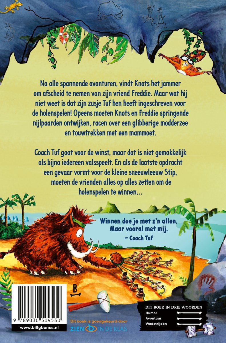 Knots 4 - Knots en de holenspelen - back cover