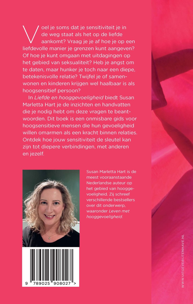 Liefde en hooggevoeligheid - back cover