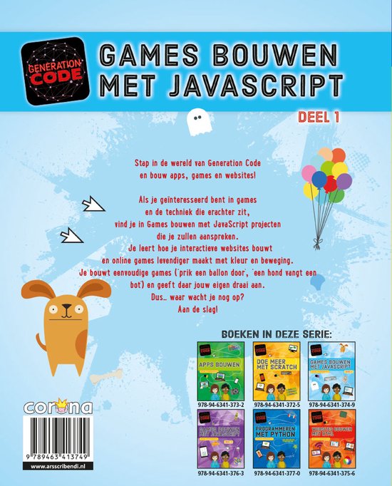 Generation code - Games bouwen met Javascript 1 | 9789463413749 | Max ...