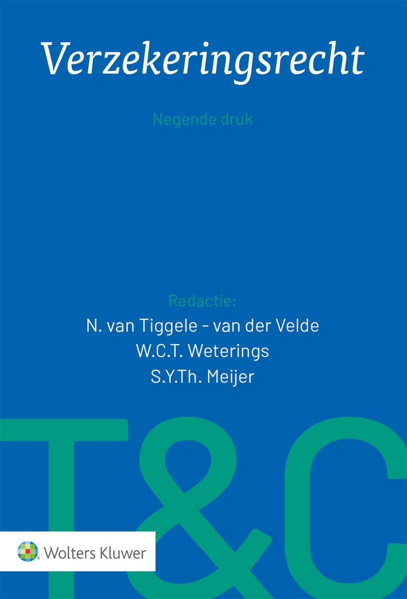 Omslag van Tekst & Commentaar - Verzekeringsrecht