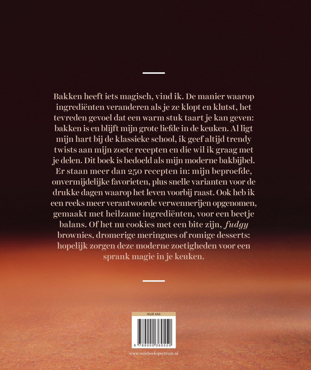 Modern baking - back cover