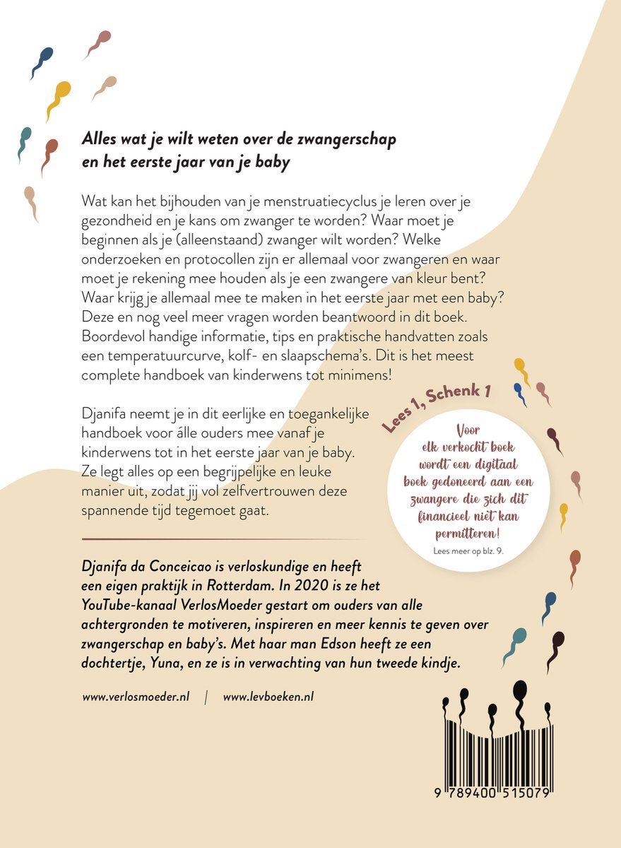 Verlosmoeder - back cover