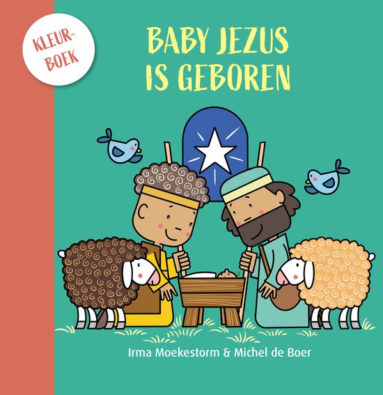 Foto: Baby jezus is geboren kleurboek 5 ex 