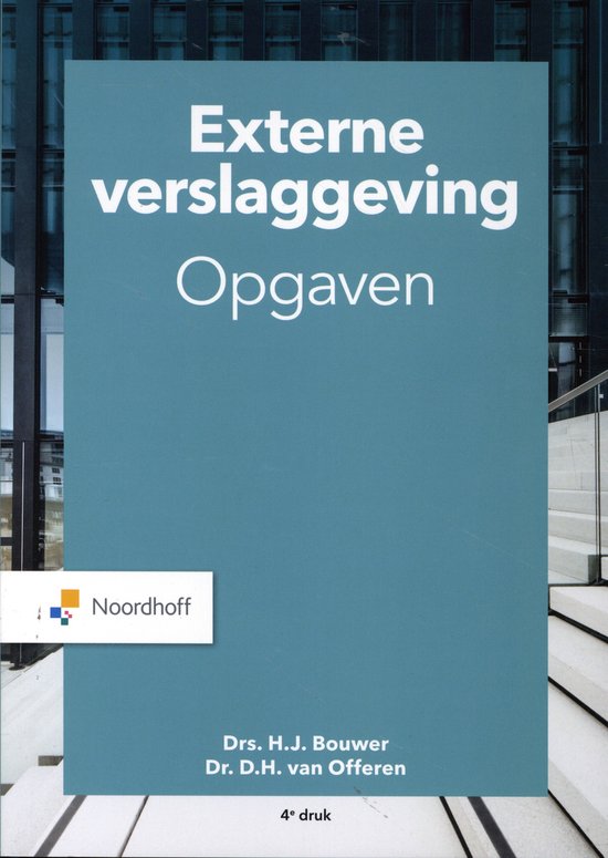 Externe verslaggeving - cover