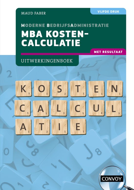 MBA Kostencalculatie met resultaat - cover