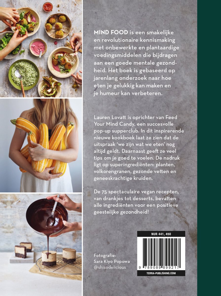 Mind Food - Lauren Lovatt - recepten voor mentale gezondheid | bol