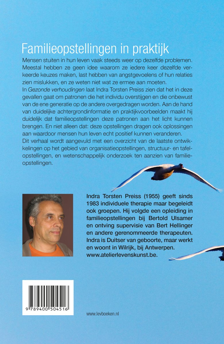 Gezonde verhoudingen - back cover