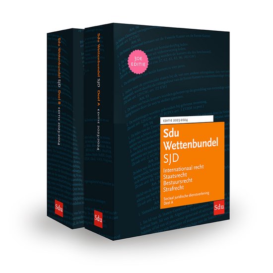 Educatieve wettenverzameling - Sdu Wettenbundel Sociale Juri ... - cover