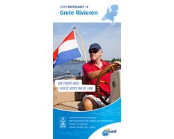 ANWB waterkaart 8 - Grote Rivieren