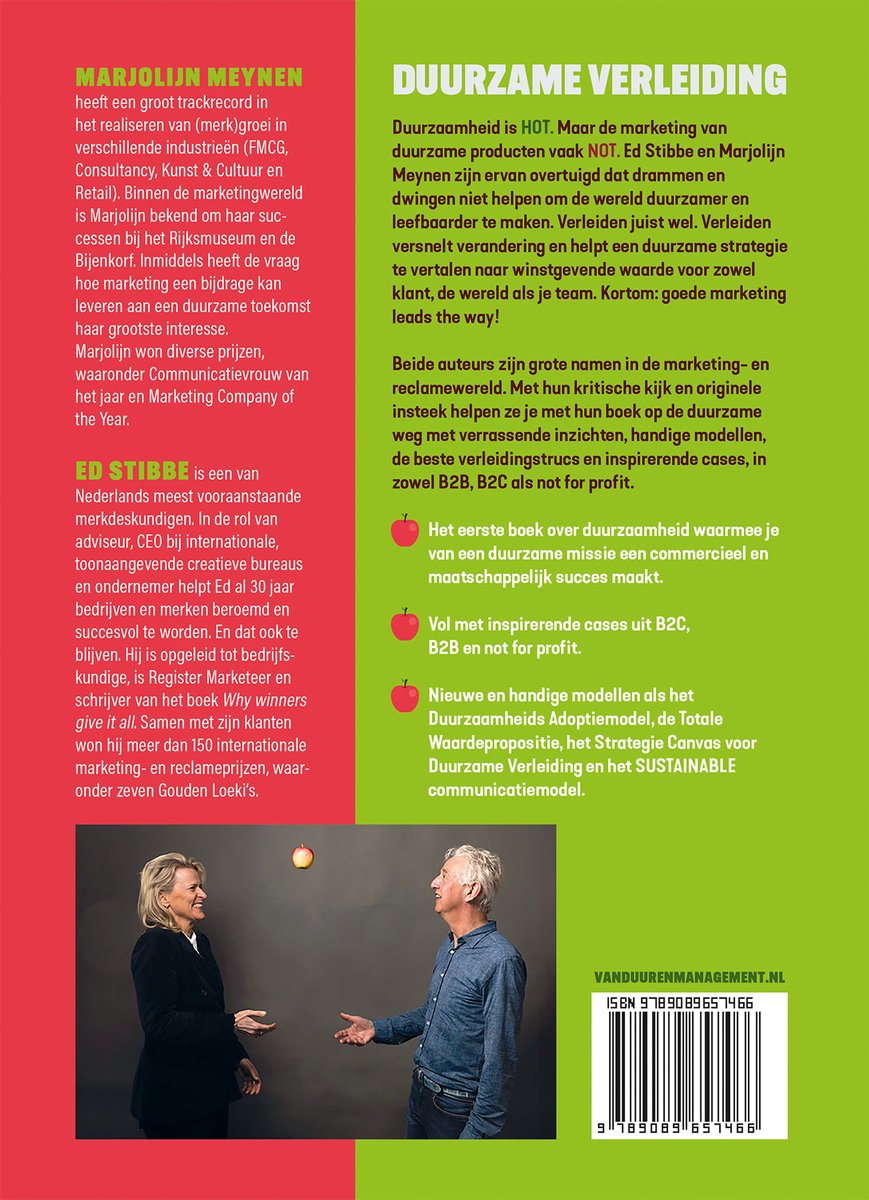 Duurzame verleiding - back cover