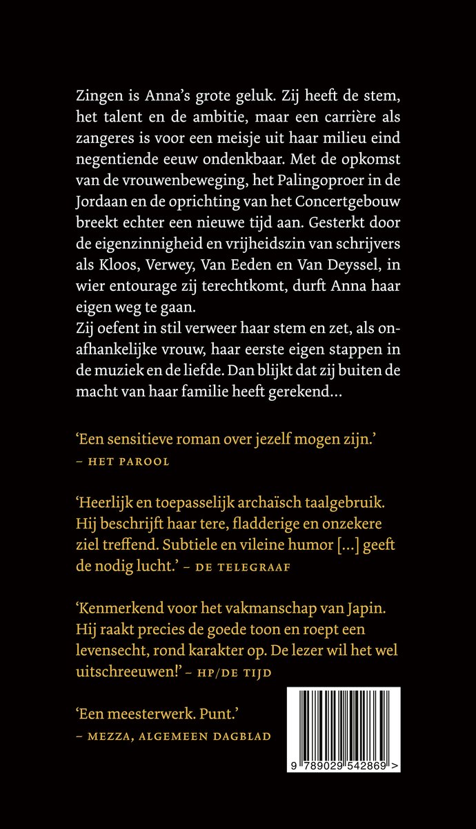 Achterkant boek "Wat stilte wil". Bevat tekstuele samenvatting en recensies.